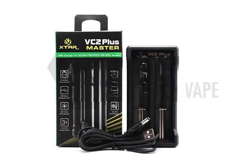 XTAR VC2 Plus Master 2 Bay Battery Charger گوگرد