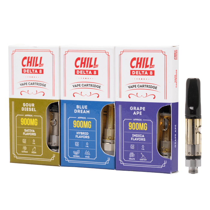 Chill Plus Delta 8 Cartridge 900mg گوگرد