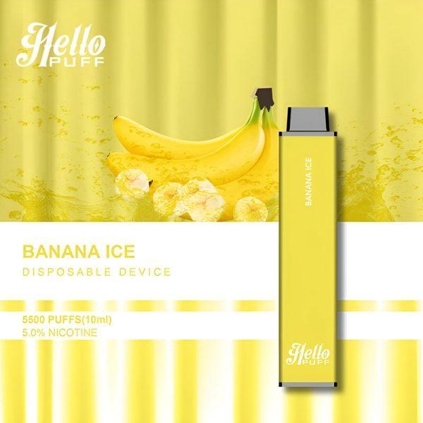 ویپ یکبار مصرف Hello Puff – Banana Ice